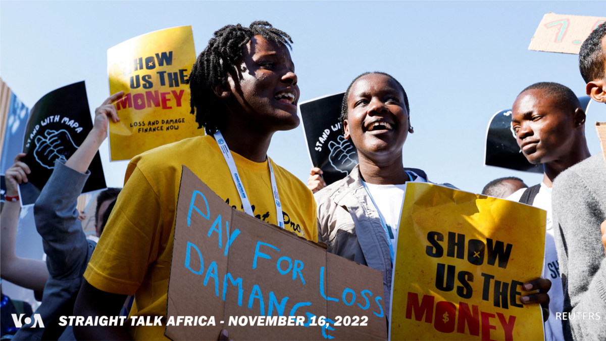 Voice of America - Straight Talk Africa | COP27: Why Africans want Climate Justice
